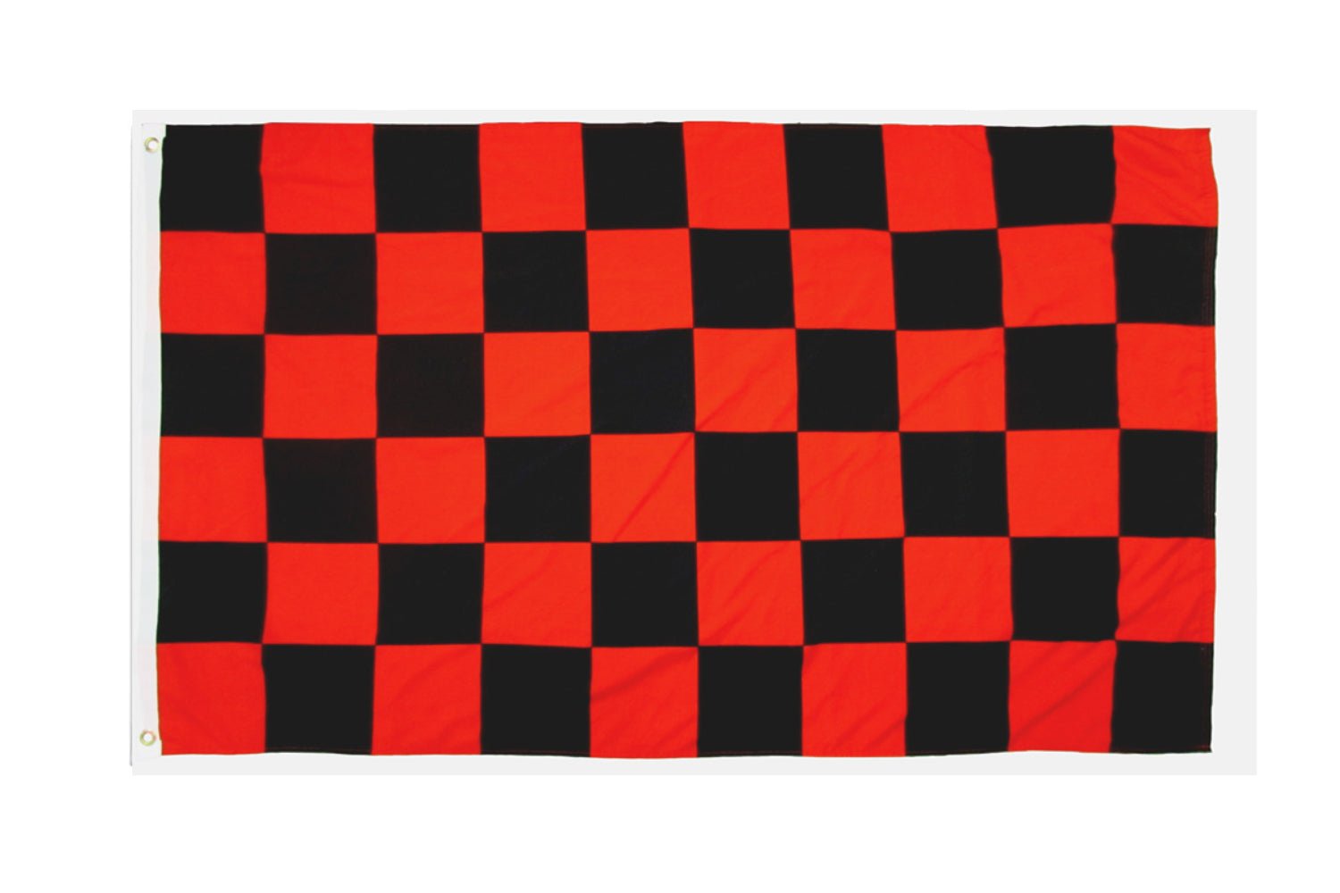 Red & Black Checkered Flag 3x5ft Poly - Flags Importer