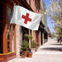 Red Cross Flag 3x5ft Poly - Flags Importer