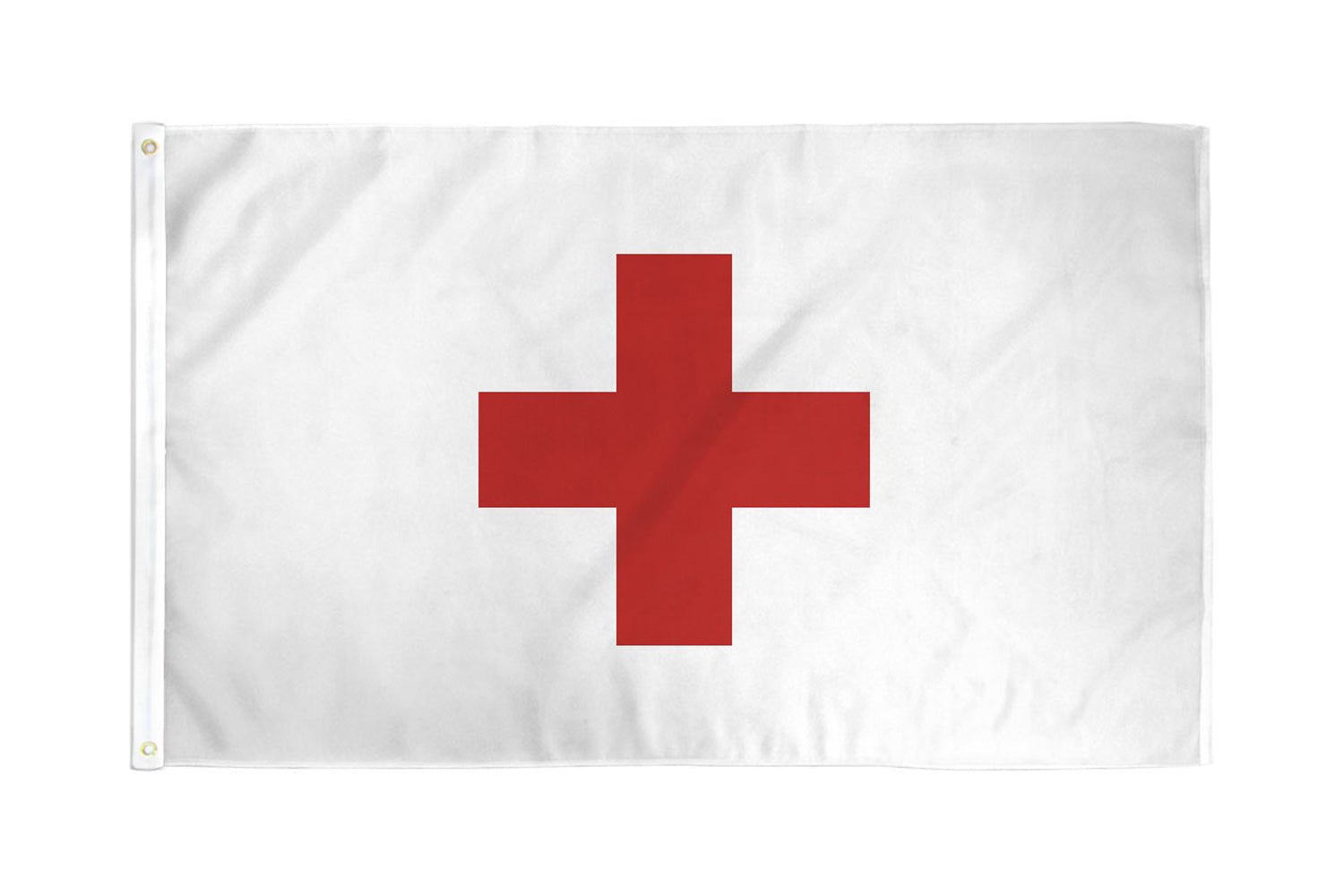 Red Cross Flag 3x5ft Poly - Flags Importer