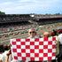 Red & White Checkered Flag 3x5ft Poly - Flags Importer