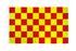 Red & Yellow Checkered Flag 3x5ft Poly - Flags Importer