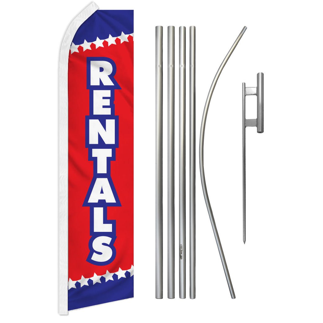 Rentals Super Flag & Pole Kit - Flags Importer