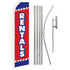 Rentals Super Flag & Pole Kit - Flags Importer