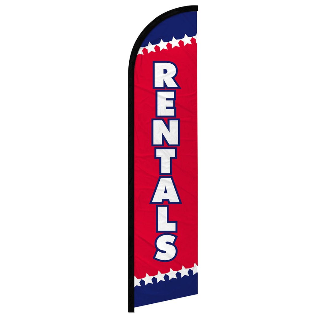 Rentals Windless Banner Flag - Flags Importer