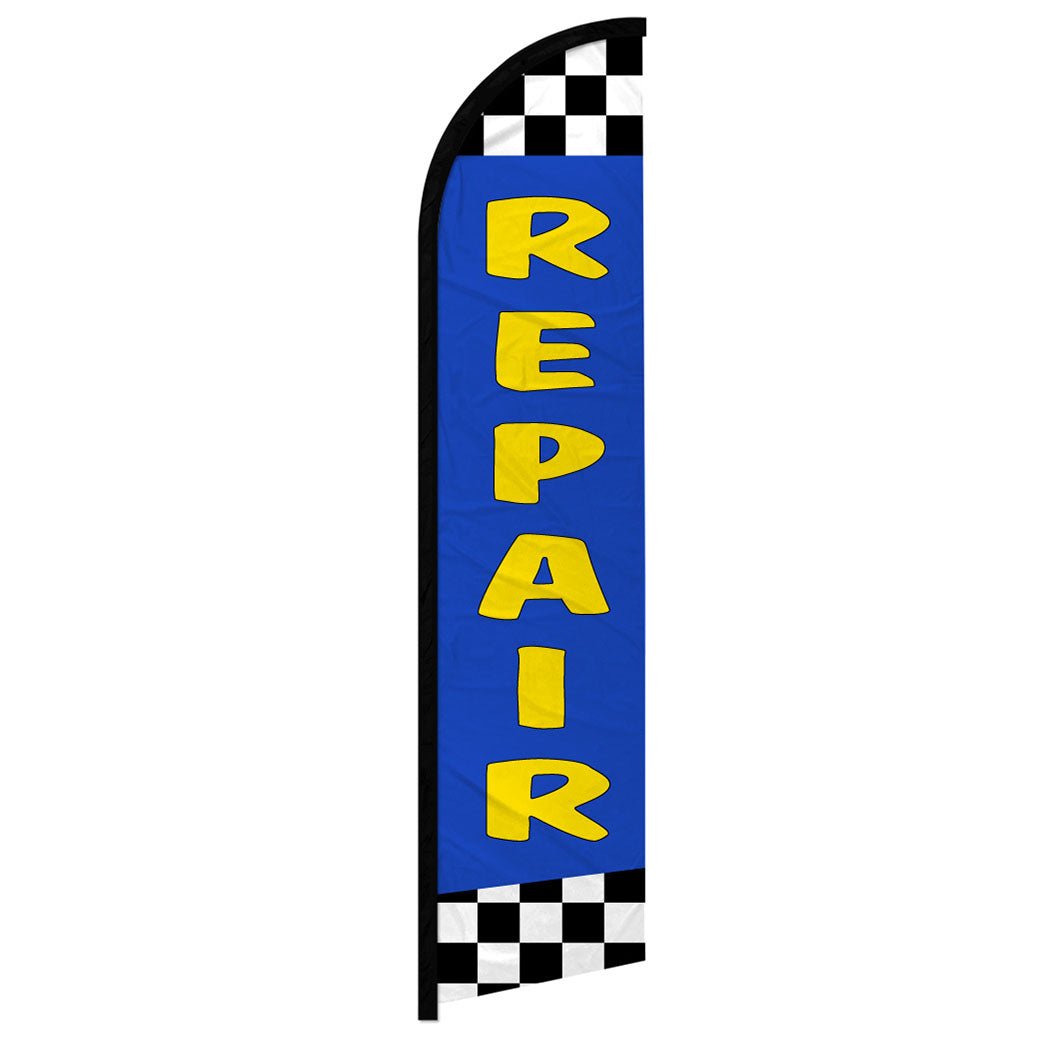 Repair (Blue) Windless Banner Flag - Flags Importer