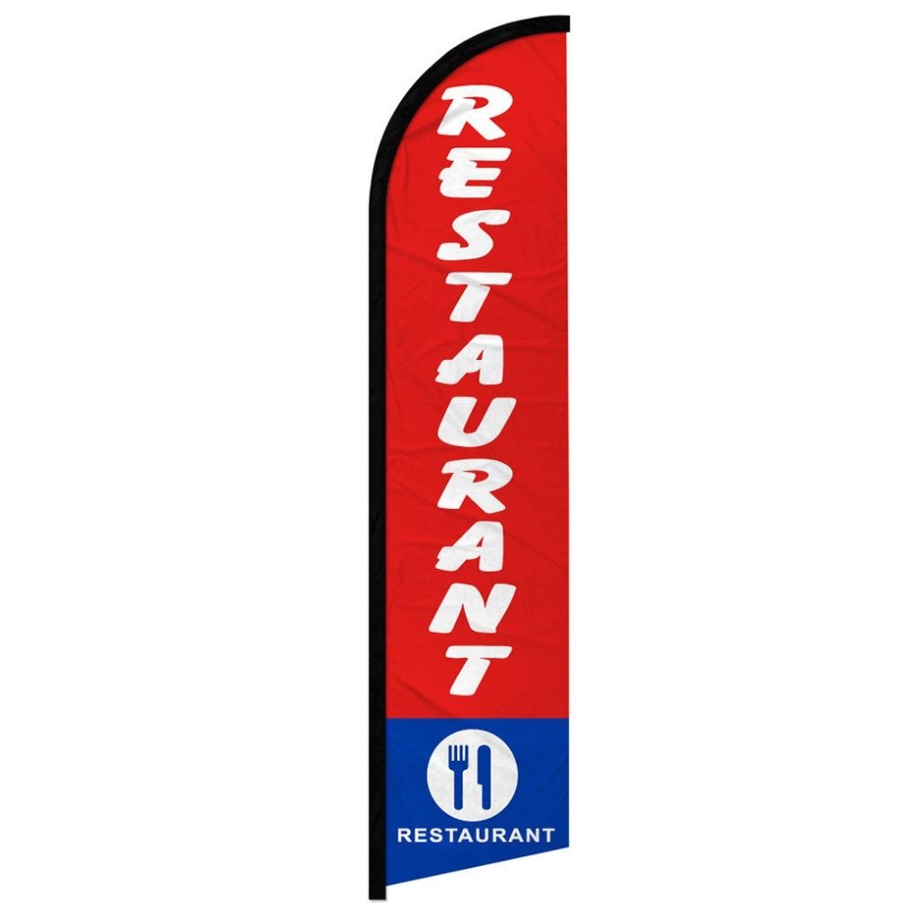 Restaurant Windless Banner Flag - Flags Importer