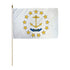 Rhode Island 12x18in Stick Flag - Flags Importer