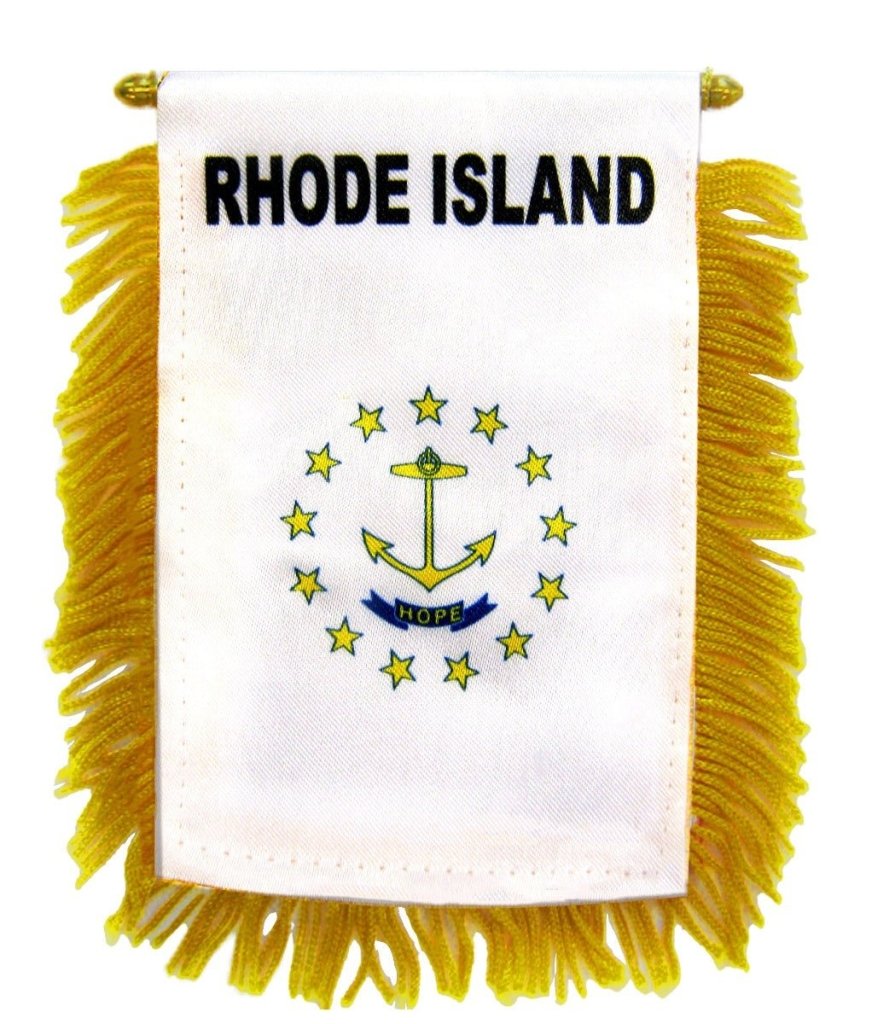 Rhode Island Mini Banner - Flags Importer