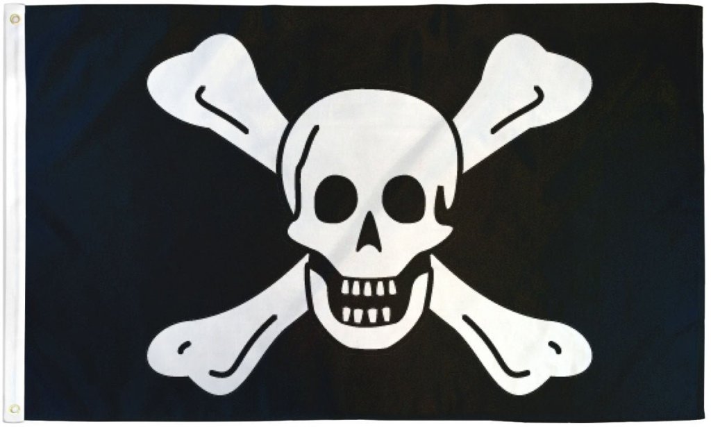 Richard Worley (Large) Pirate Flag 3x5ft Poly - Flags Importer