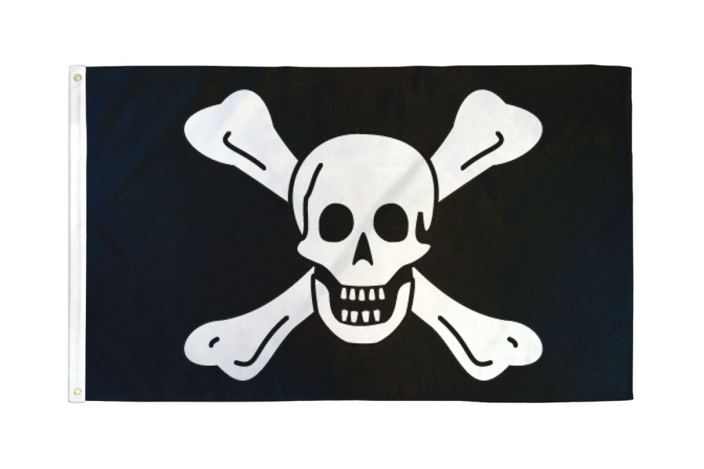 Richard Worley (Large) Pirate Flag 3x5ft Poly - Flags Importer