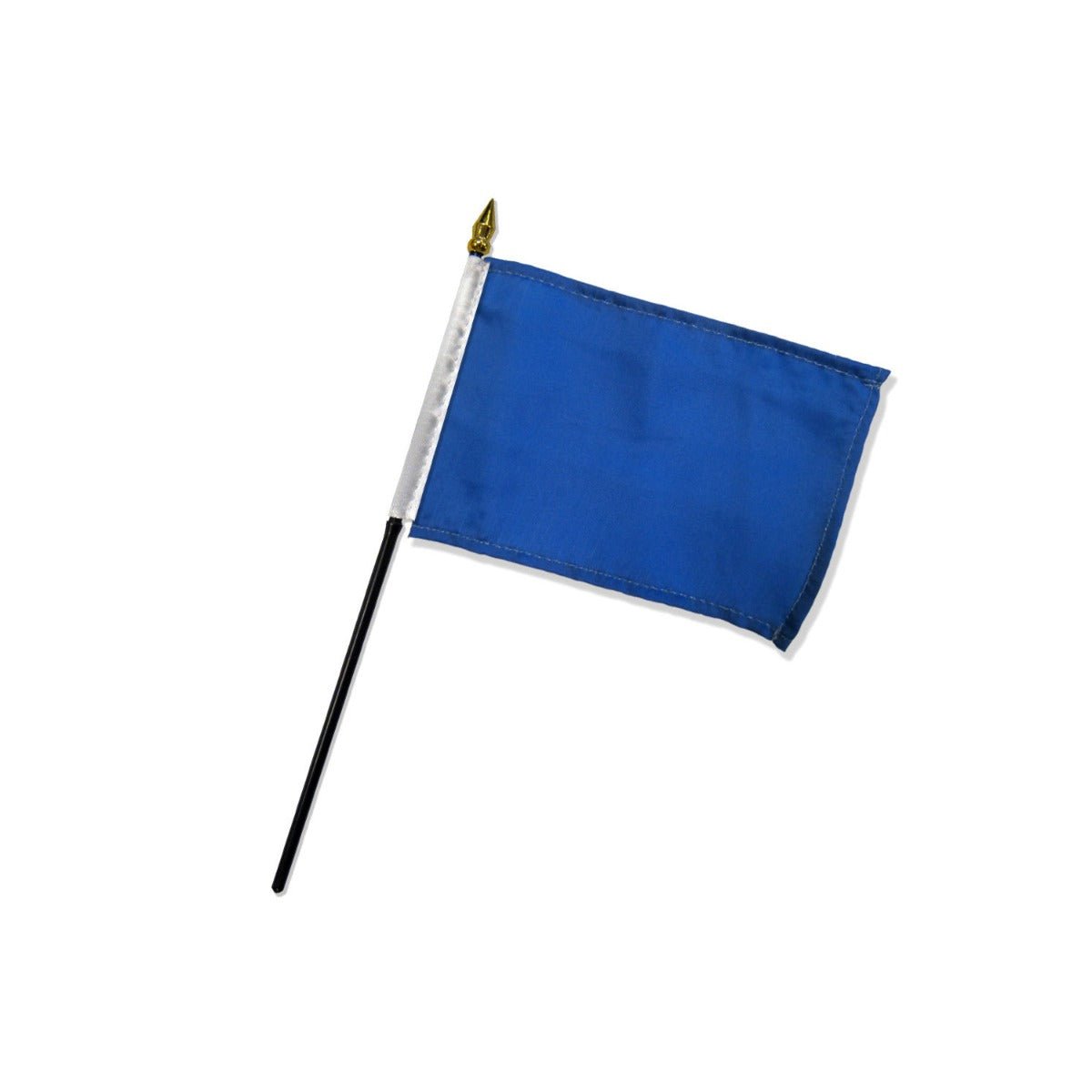 Royal Blue Solid Color 4x6in Stick Flag - Flags Importer