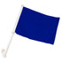 Royal Blue Solid Color Double - Sided Car Flag - Flags Importer