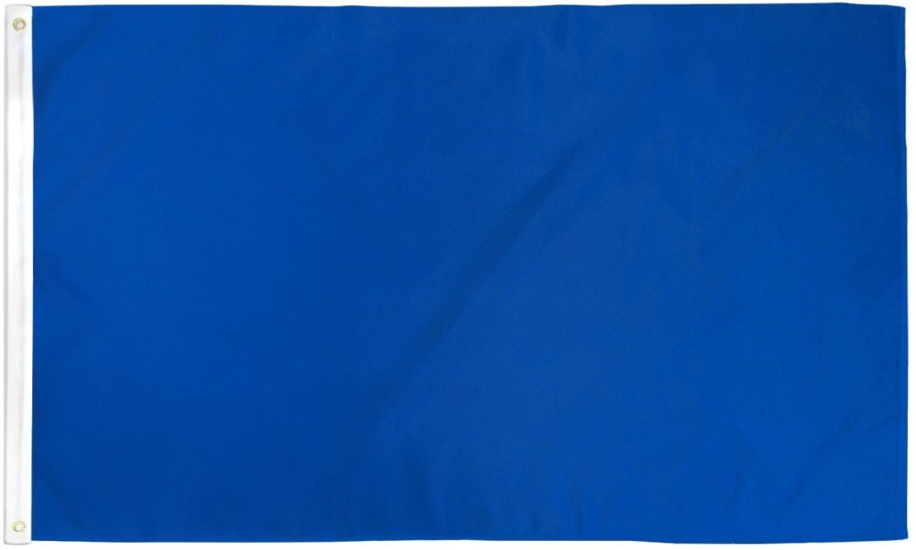 Royal Blue Solid Color Flag 2x3ft Poly - Flags Importer