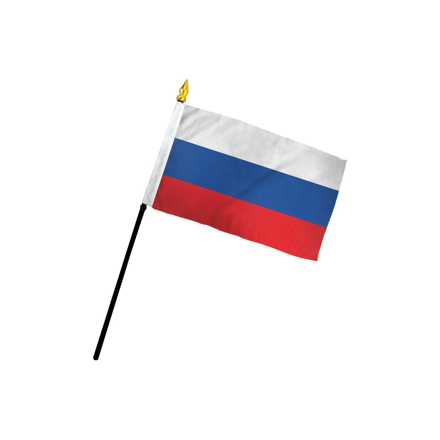 Russia 4x6in Stick Flag - Flags Importer