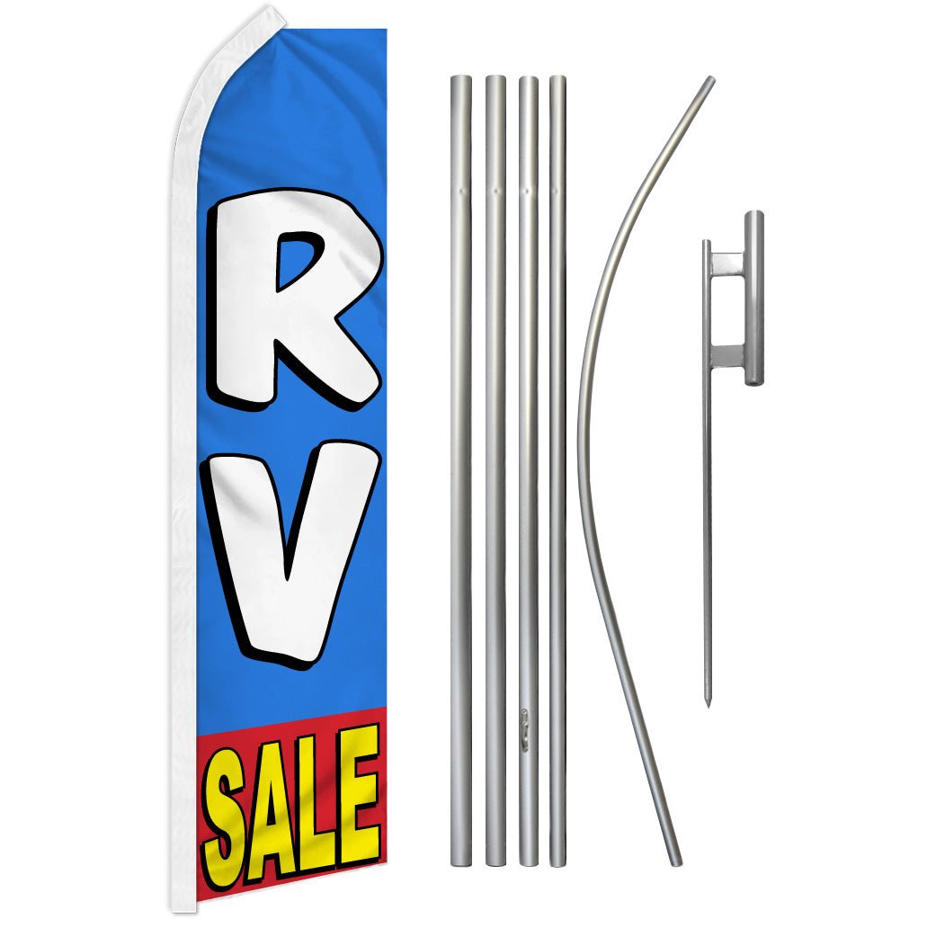 RV Sale Super Flag & Pole Kit - Flags Importer