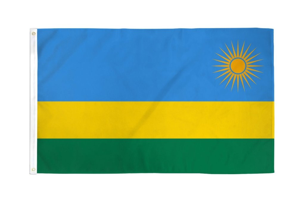 Rwanda Flag 2x3ft Poly - Flags Importer