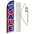 Sale (4th of July) Windless Banner Flag & Pole Kit - Flags Importer