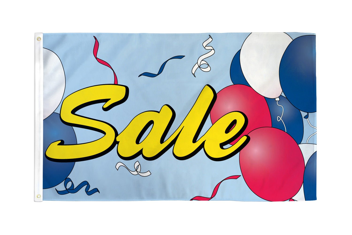 Sale (Balloons) Flag 3x5ft Poly - Flags Importer