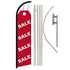 Sale (Red Tag) Windless Banner Flag & Pole Kit - Flags Importer