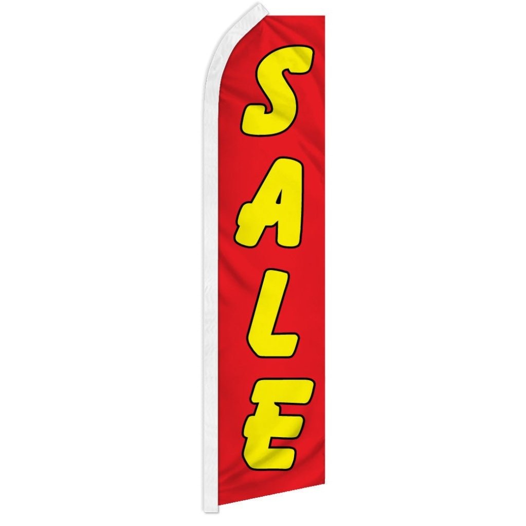 Sale (Red & Yellow) Super Flag - Flags Importer