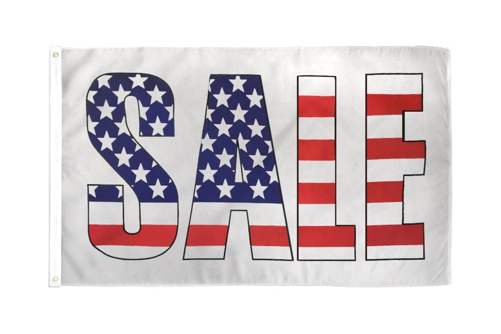 Sale (USA) Flag 3x5ft Poly - Flags Importer