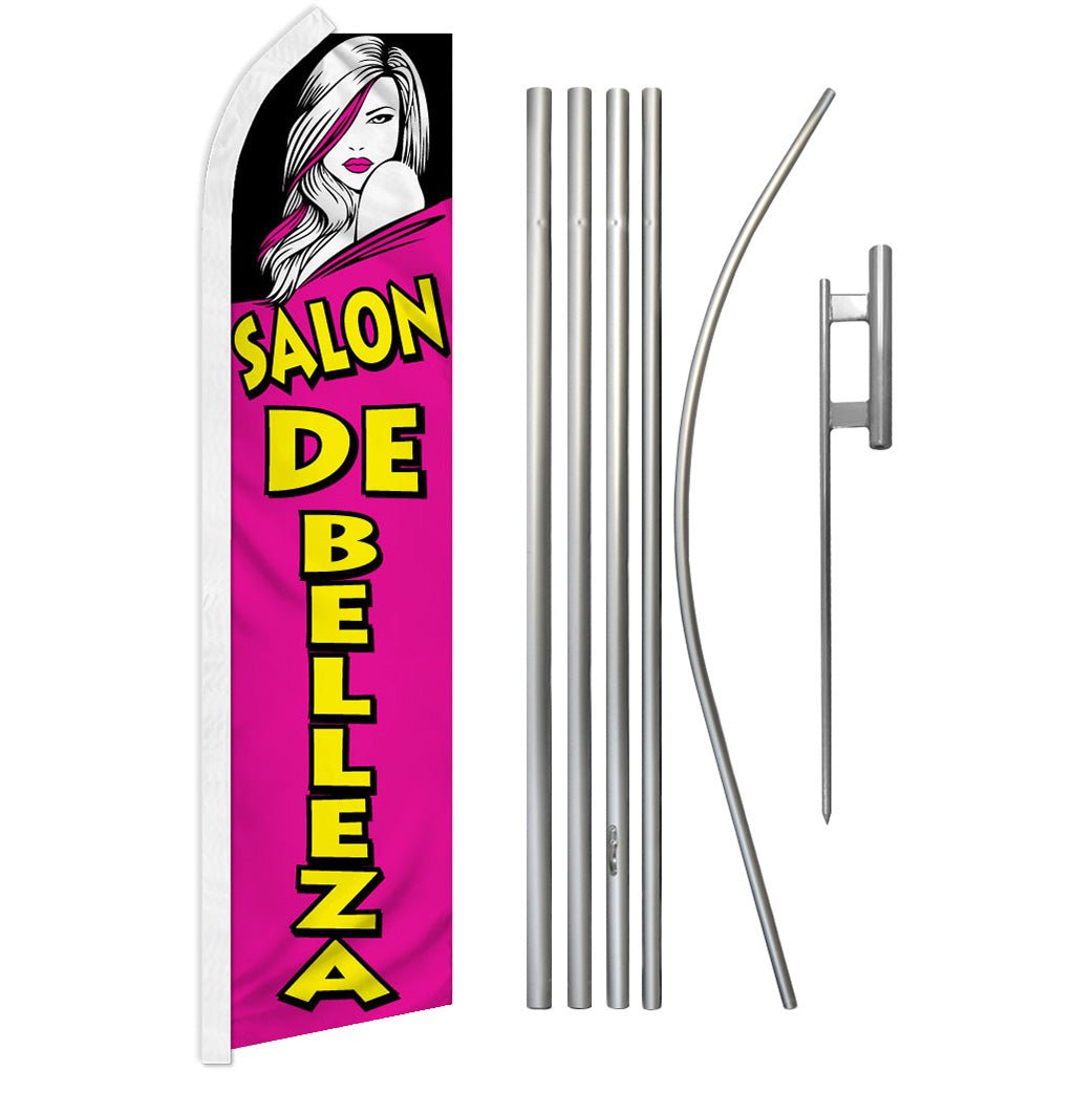 Salon De Belleza Super Flag & Pole Kit - Flags Importer