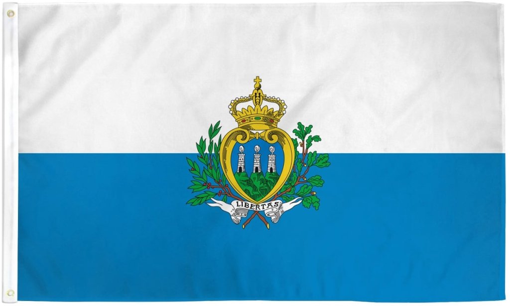 San Marino Flag 2x3ft Poly - Flags Importer