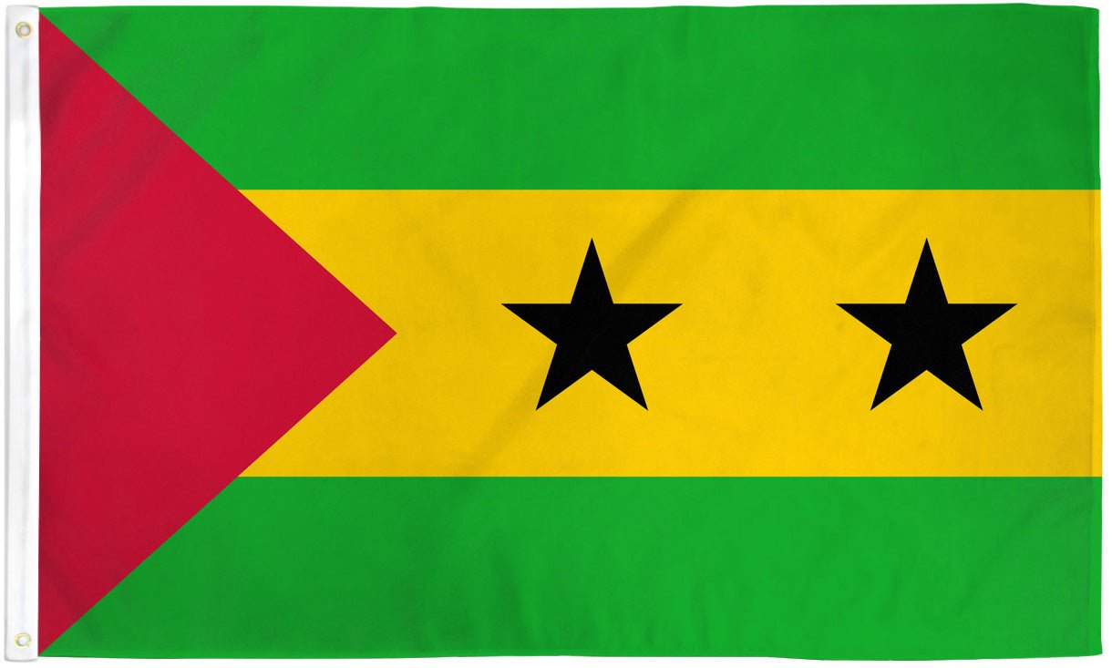 Sao Tome & Principe Flag 3x5ft Poly - Flags Importer