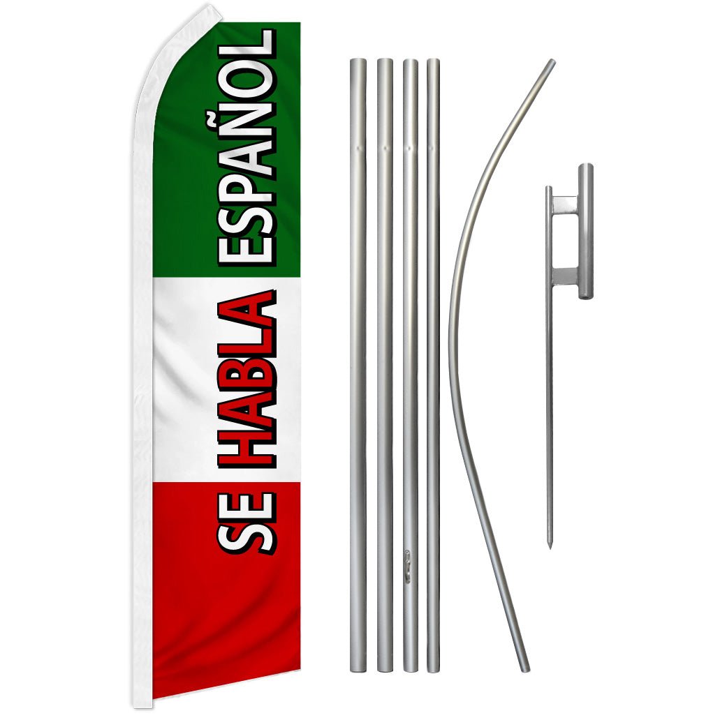 Se Habla Espanol #2 Super Flag & Pole Kit - Flags Importer