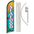 Seafood Windless Banner Flag & Pole Kit - Flags Importer