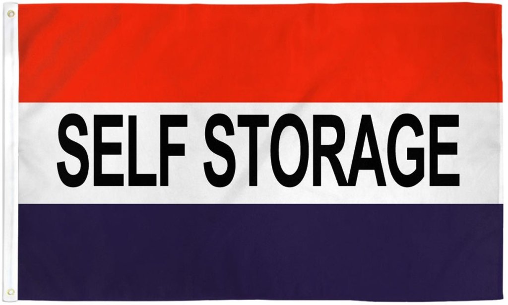 Self Storage Flag 3x5ft Poly - Flags Importer