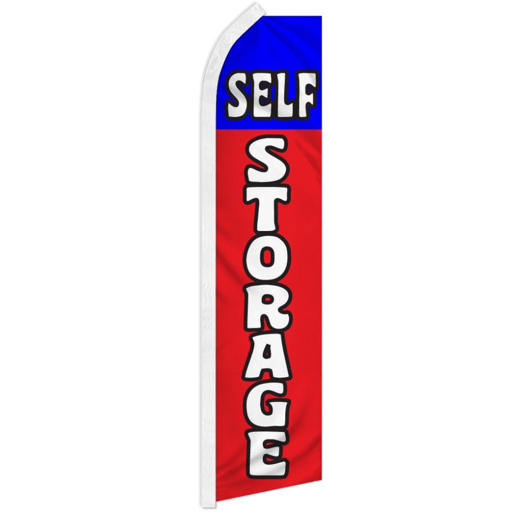 Self Storage (Red & Blue) Super Flag - Flags Importer