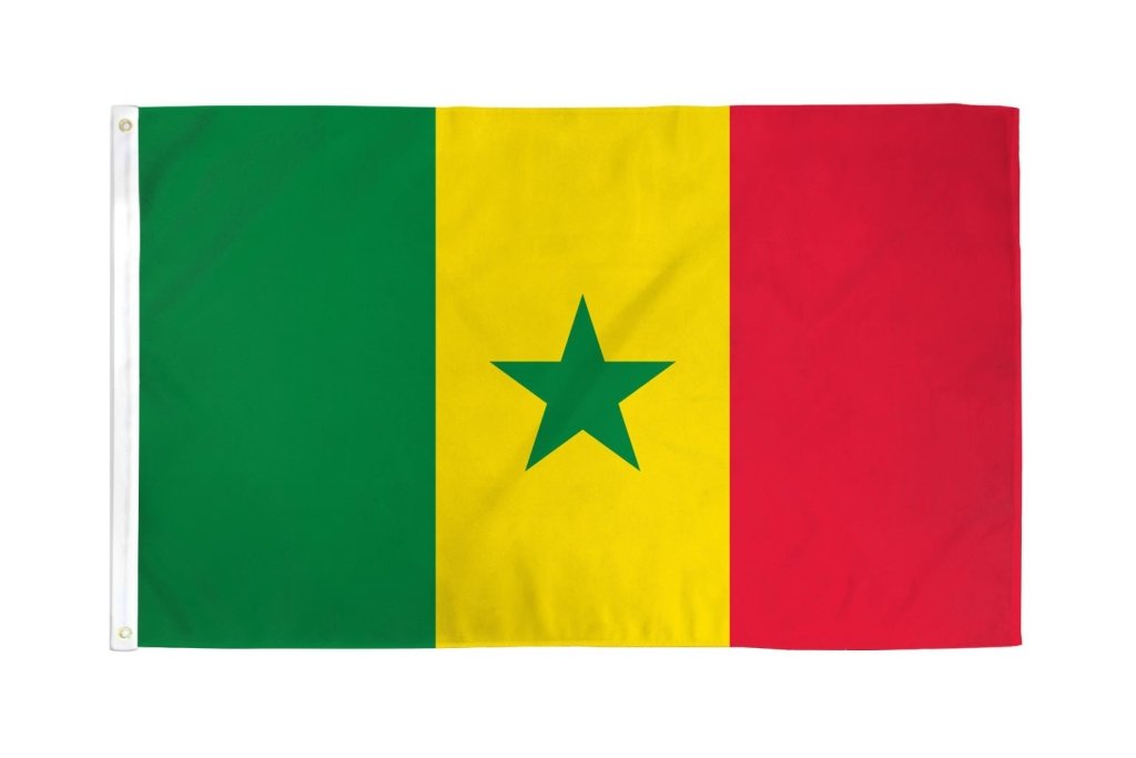 Senegal Flag 3x5ft Poly - Flags Importer