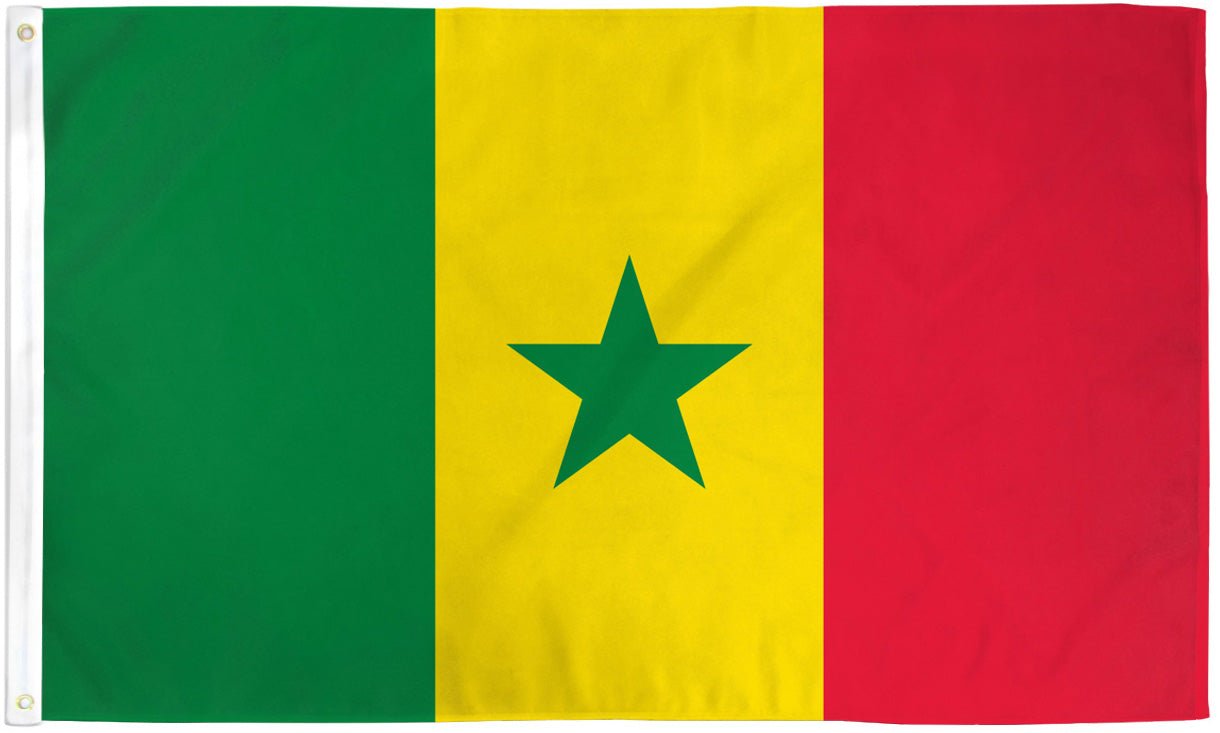 Senegal Flag 3x5ft Poly - Flags Importer