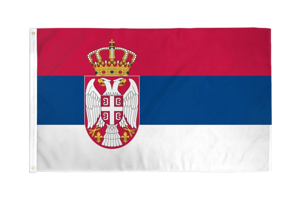 Serbia Flag 2x3ft Poly - Flags Importer