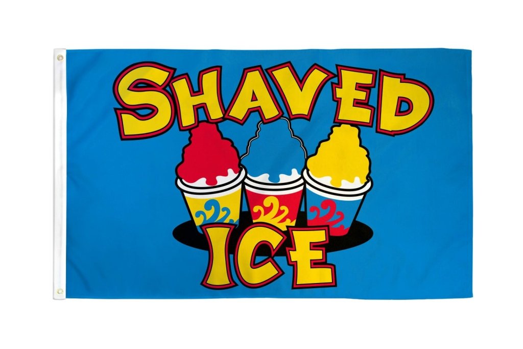 Shaved Ice Flag 3x5ft Poly - Flags Importer