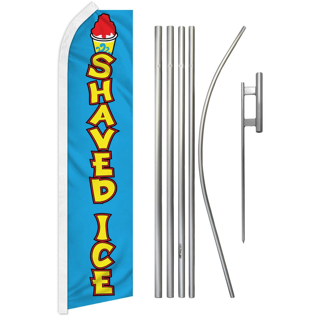 Shaved Ice Super Flag & Pole Kit - Flags Importer