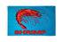 Shrimp (Blue) Flag 3x5ft Poly - Flags Importer