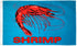 Shrimp (Blue) Flag 3x5ft Poly - Flags Importer