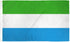 Sierra Leone Flag 2x3ft Poly - Flags Importer