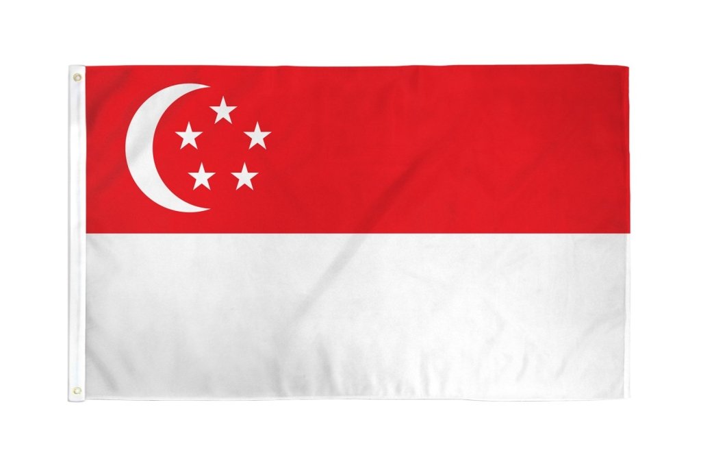 Singapore Flag 2x3ft Poly - Flags Importer