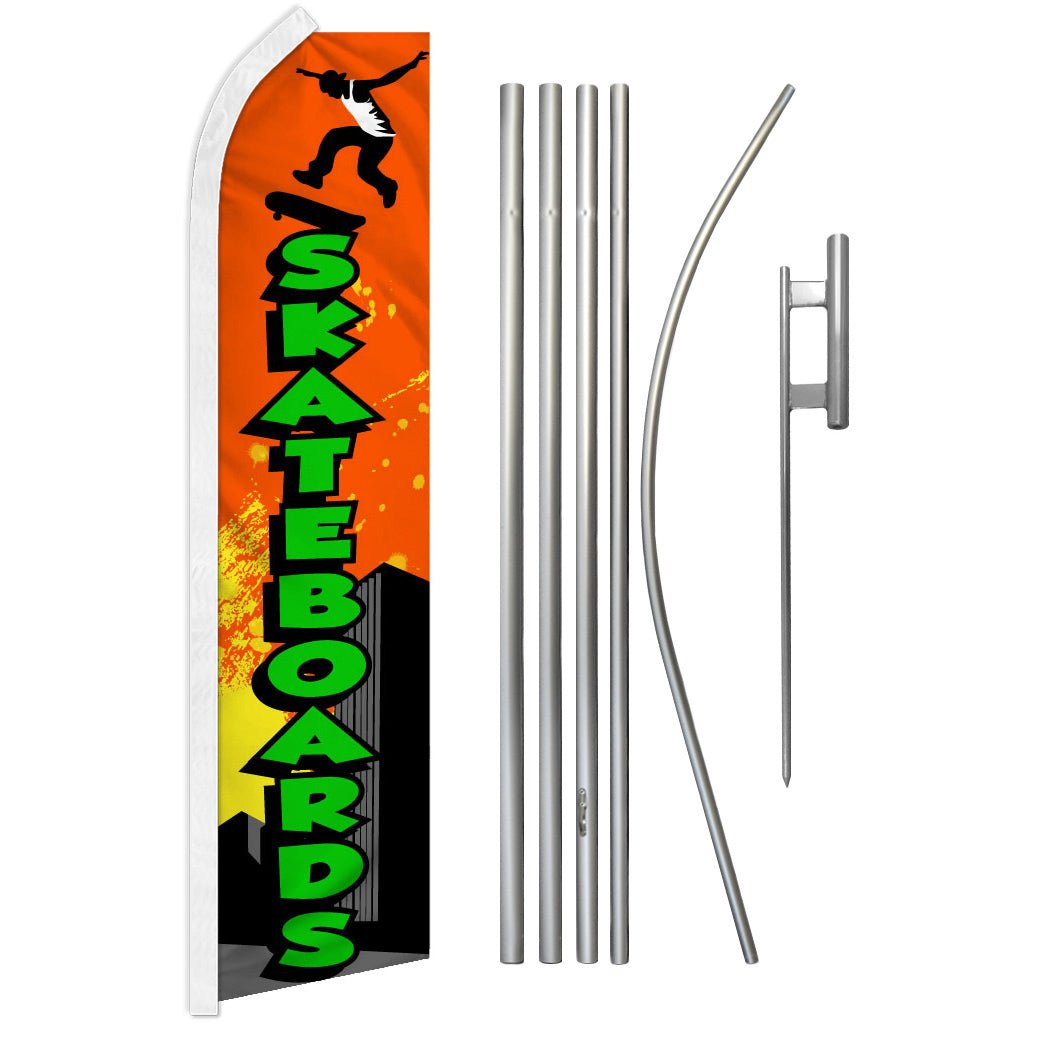 Skateboards Super Flag & Pole Kit - Flags Importer