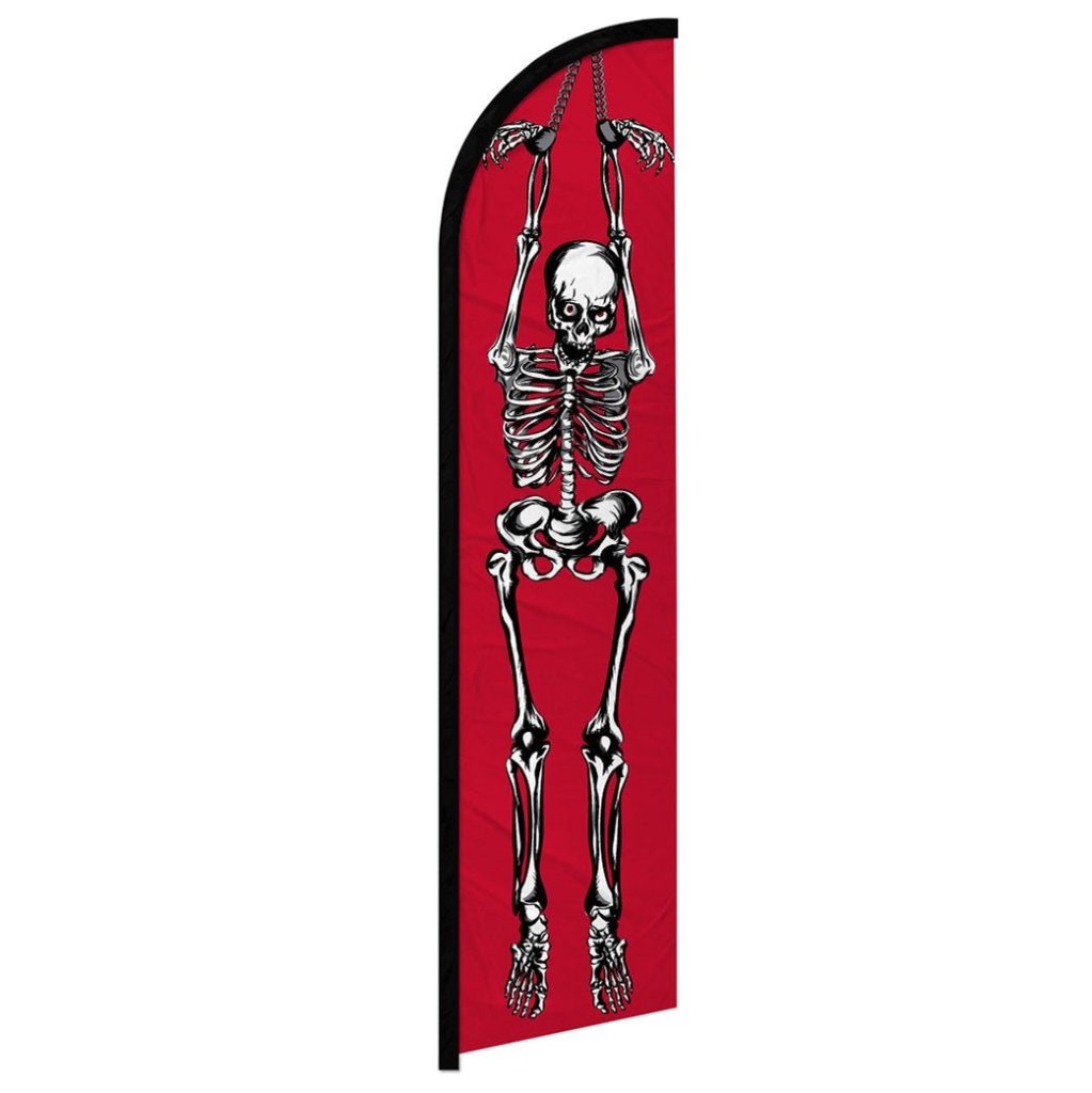 Skeleton Windless Banner Flag - Flags Importer