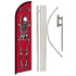 Skeleton Windless Banner Flag & Pole Kit - Flags Importer