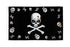 Skull and Bones Red Eyes Pirate Flag 3x5ft Poly - Flags Importer