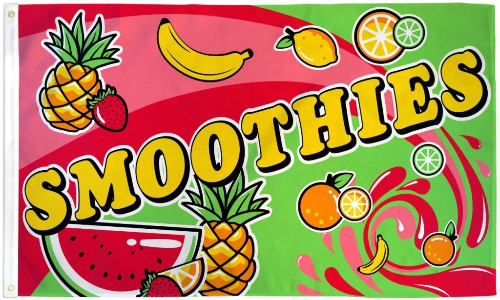 Smoothies Flag 3x5ft Poly - Flags Importer