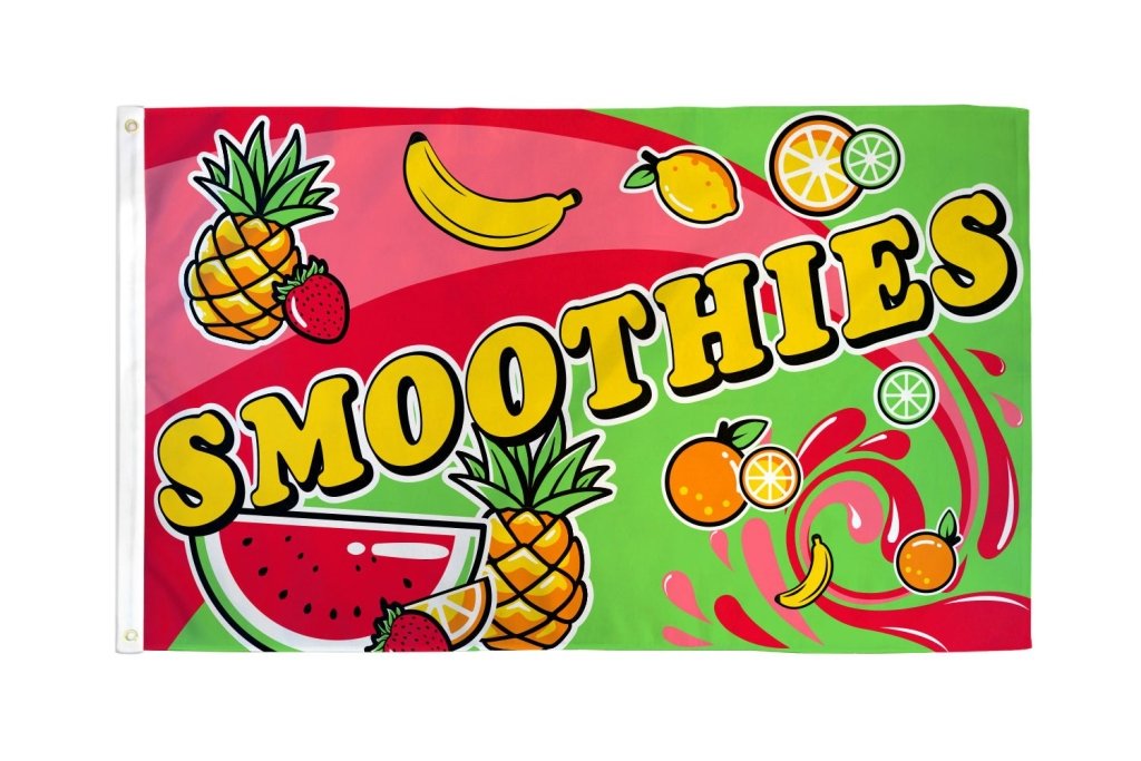 Smoothies Flag 3x5ft Poly - Flags Importer