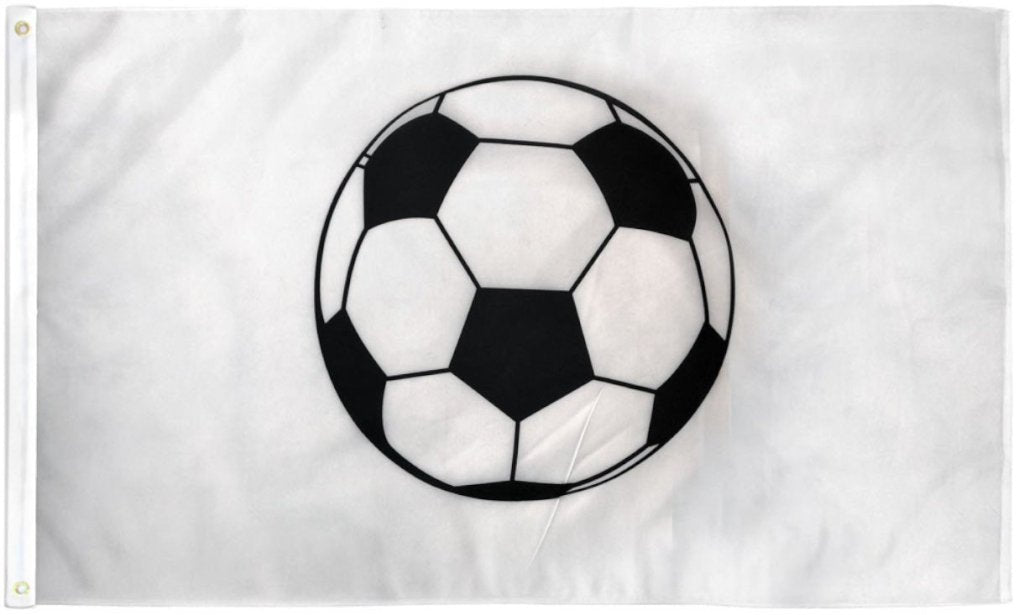 Soccer Flag 3x5ft Poly - Flags Importer