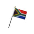 South Africa 4x6in Stick Flag - Flags Importer