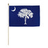 South Carolina 12x18in Stick Flag - Flags Importer